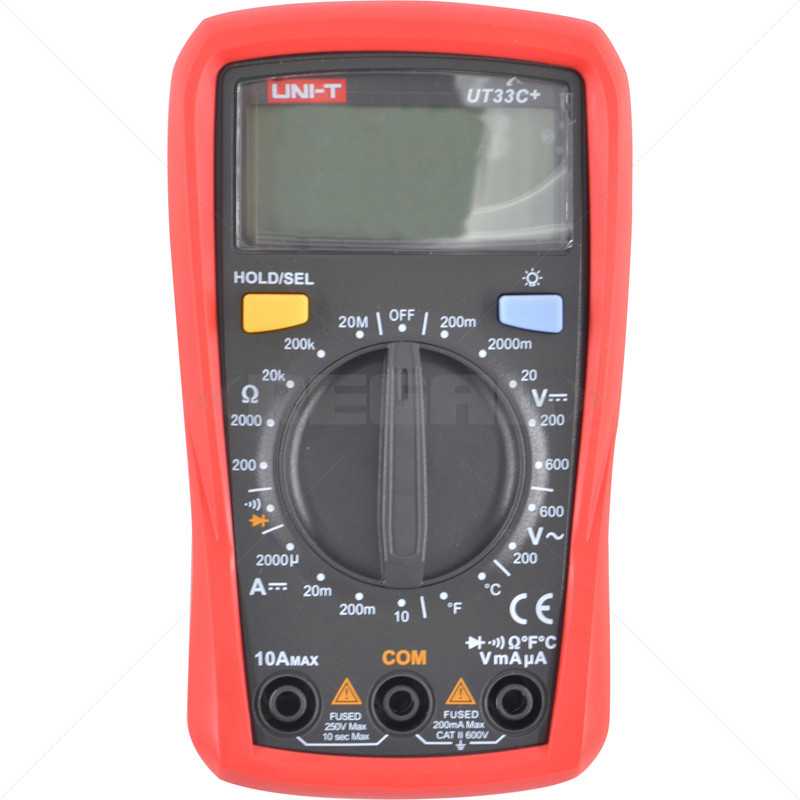 Multimeter - DMM UT33C Value