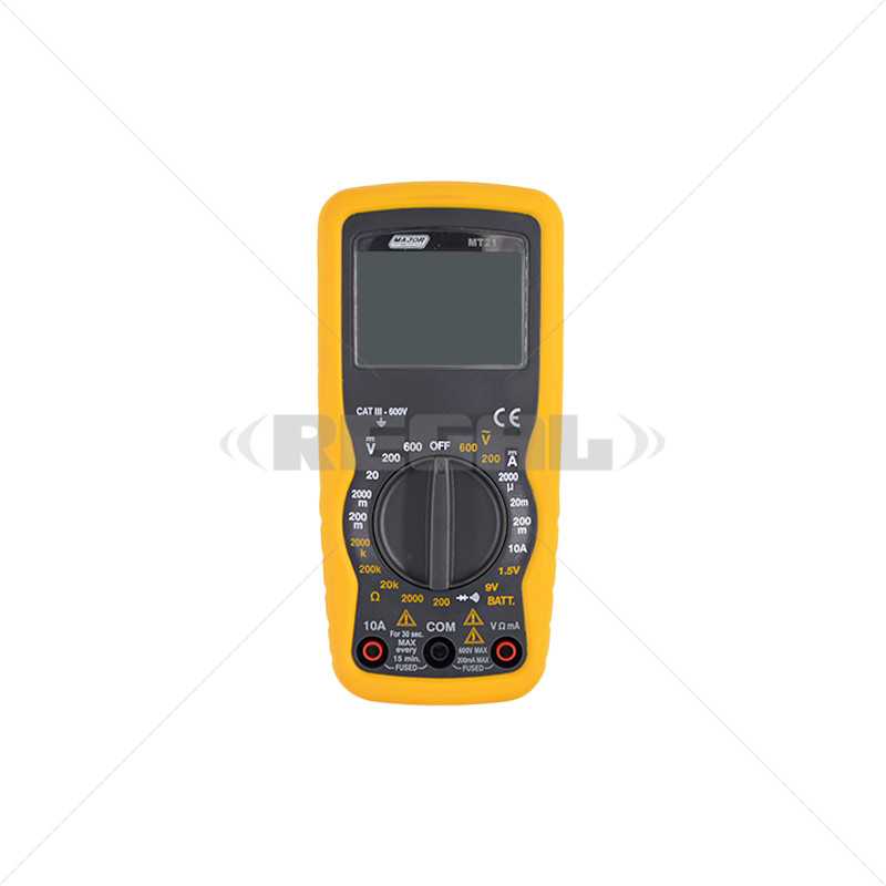 Multimeter - MT21 Large LCD