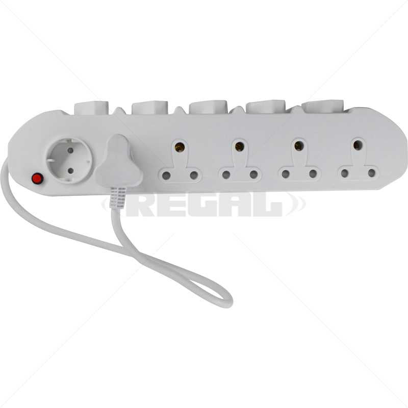 Multiplug 5x16A 6x2 Pin Not Switched