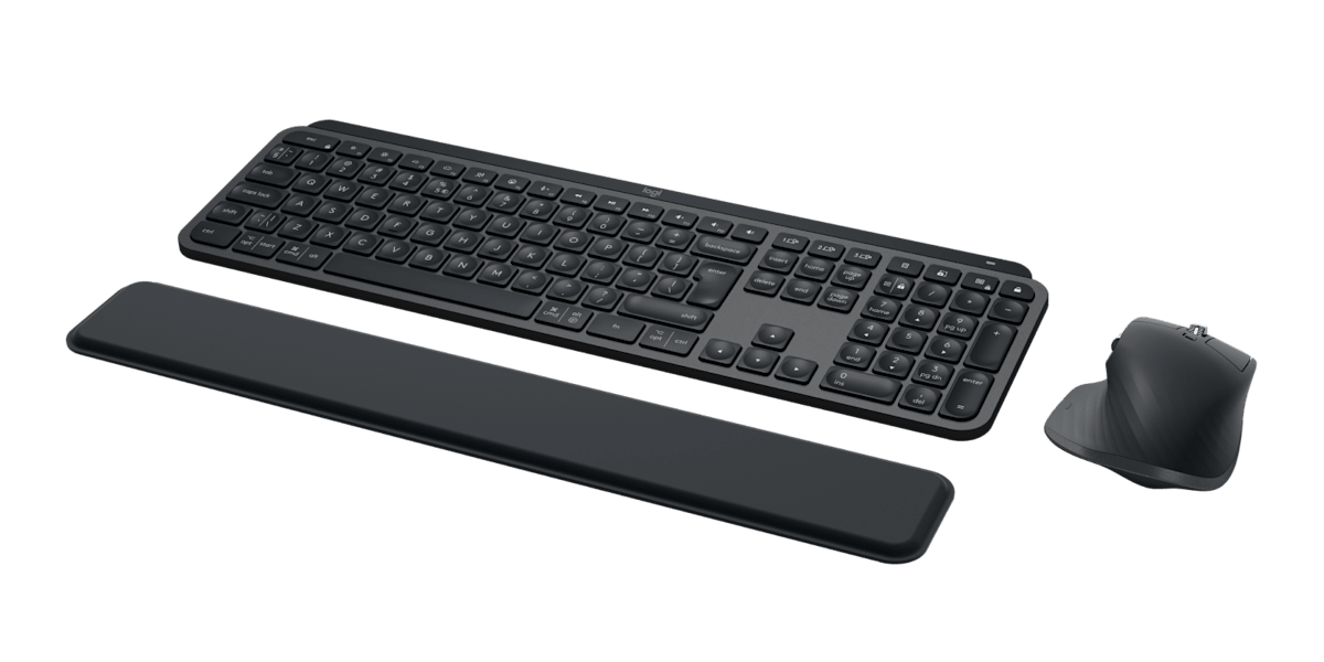 920-011614- Logitech MX Keys S Perfomance Combo: MX Master 3S; MX Keys S & MX Palm Rest- GRAPHITE