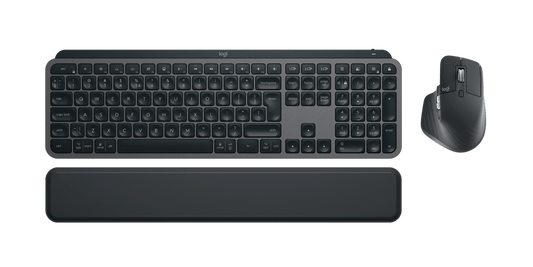 920-011614- Logitech MX Keys S Perfomance Combo: MX Master 3S; MX Keys S & MX Palm Rest- GRAPHITE