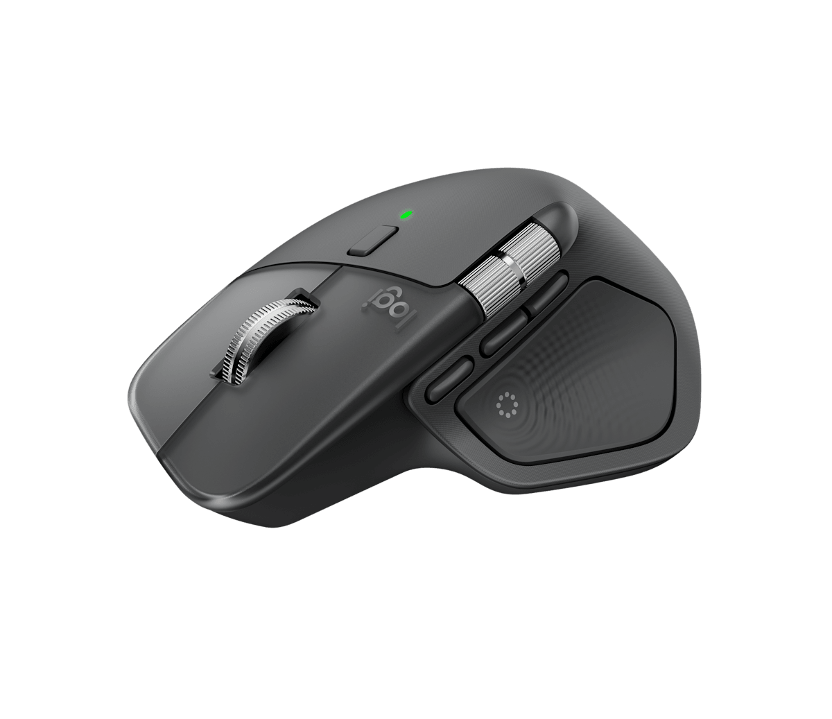 Logitech MX Master 4; Wireless - USB-C Bolt receiver - Graphite.