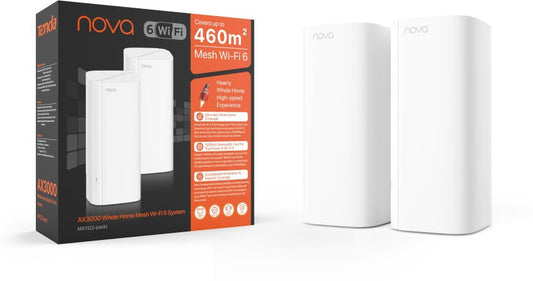 TENDA NOVA MX12 IS AN AX3000 WHOLE HOME MESH 2-Pack - Guards On Duty Shop & Security Guards