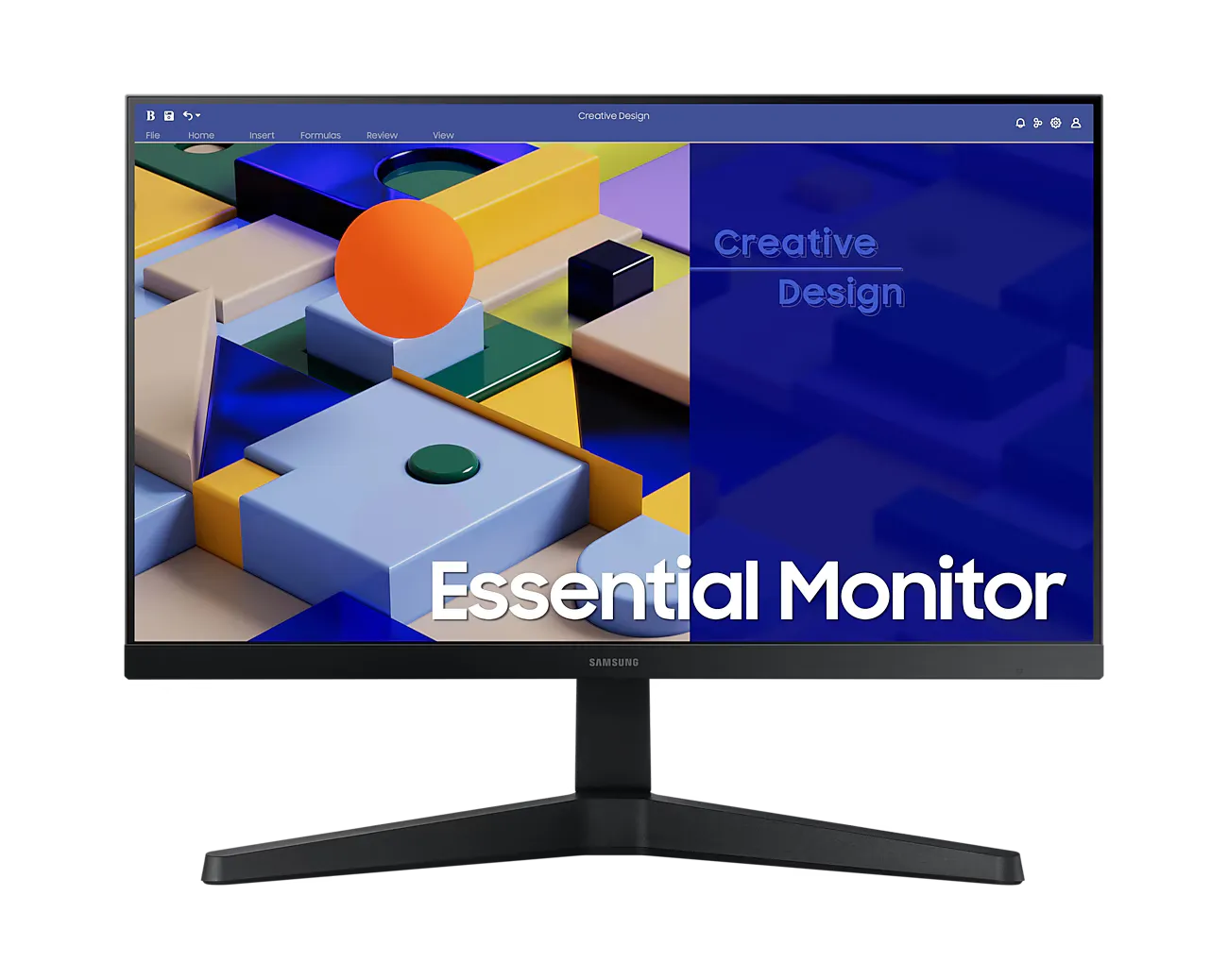 SAMSUNG ESSENTIAL S31C FLAT 22" DISPLAY IPS RESPONSE: 5 GTG AR: 16:09 RESOLUTION: 1,920 X 1,080 (HD) RR: 75HZ HDMI (X1), VGA SPEAKER: NO POWER SUPPLY: EXTERNAL TILT: YES SWIVEL: NO PIVOT: NO HEIGHT ADJUST: NO VESA: YES ACCESSORIES: HDMI CABLE, POWER SUPPL - Guards On Duty Shop & Security Guards