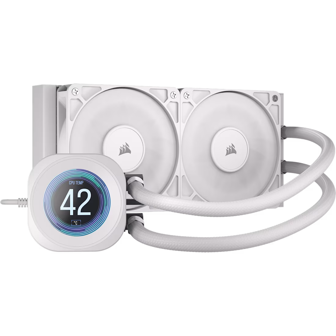 NAUTILUS 240 RS LCD Liquid CPU Cooler – 2.1'''' IPS LCD Screen – RS120 Fans – 240 mm Radiator – LGA 1851/1700;
AMD® AM5/AM4 -
