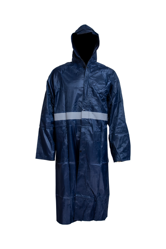 Pinnacle Oxford Rubberised Rain Coat Navy (M – 3XL) (Pack of 2)
