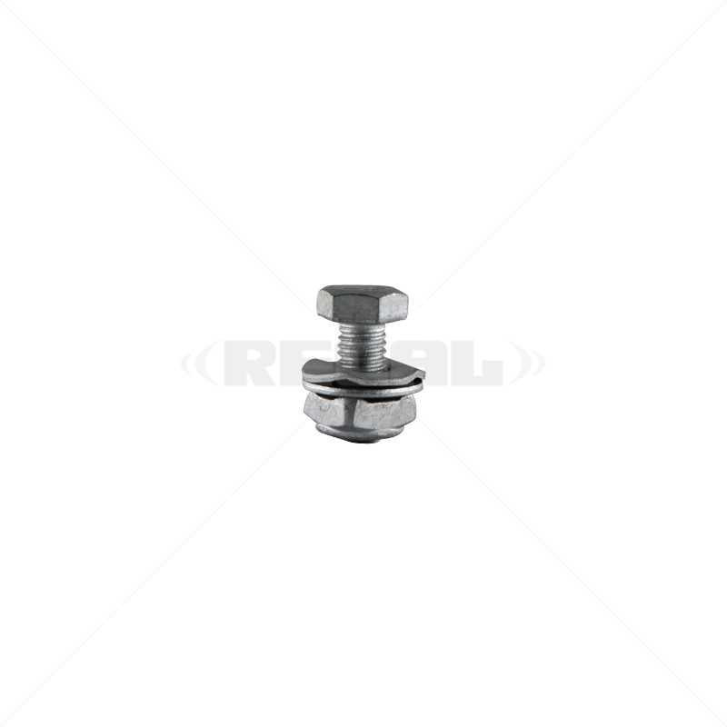 Nemtek Fence Accessories Line Clamps - 8mm Bolt/ Wave Washer Galv.