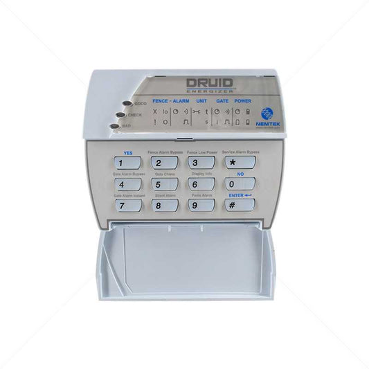 Keypad - LCD For DRUID - 1 zone (o Nail-in Anchors)