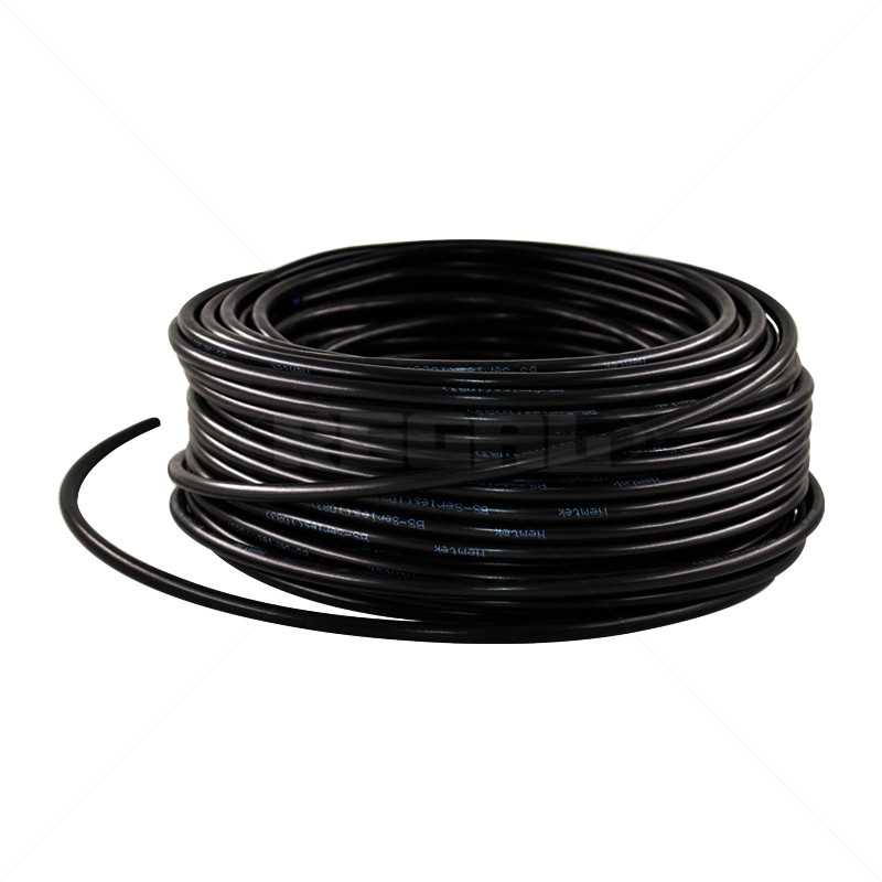 HT Cable - Aluminium 100m Solid Black