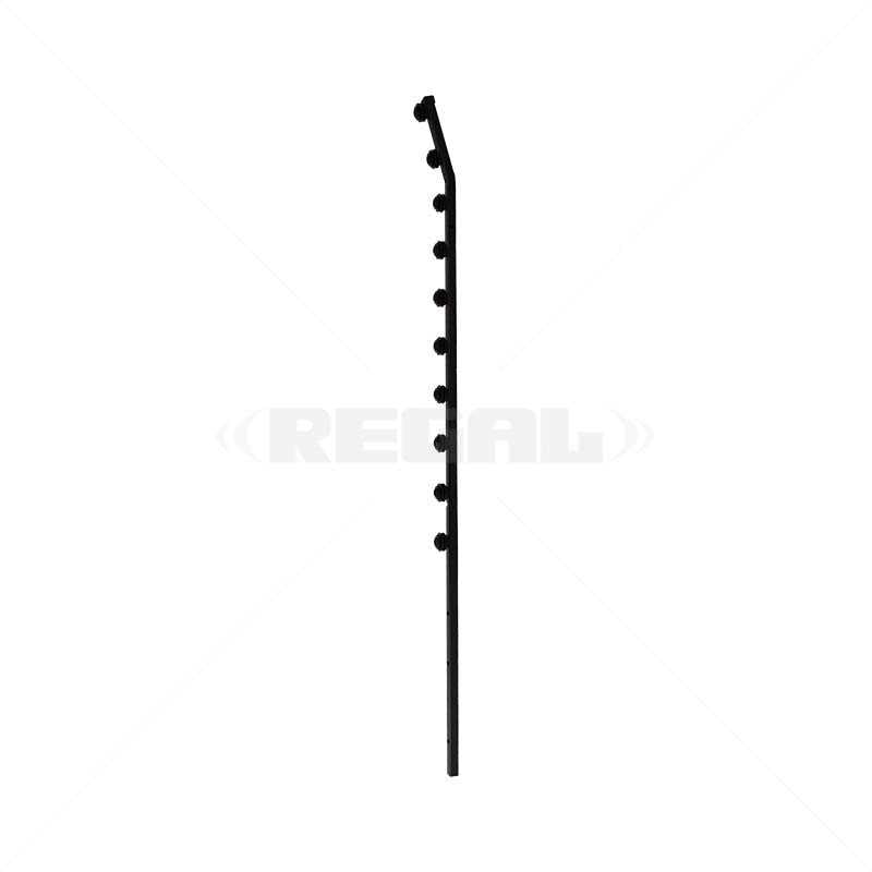 Nemtek Fence Pole - 10Line Square Tube Golf Black