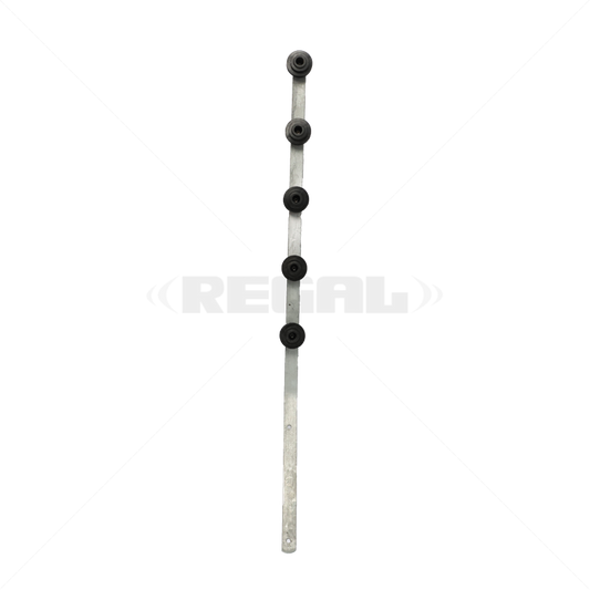 F/Pole - 5Line Flat Bar Angle Galv BB