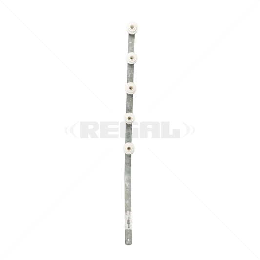 Nemtek Fence Pole - 5Line Flat Bar Angle Galvanised WB