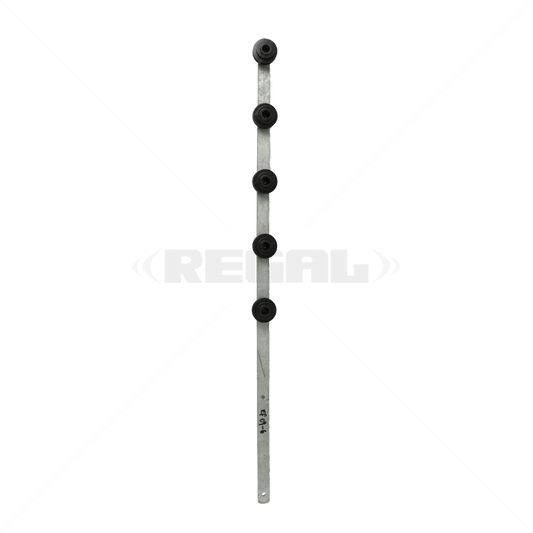 Nemtek Fence Pole - 5Line Flat Bar Galvanised BB