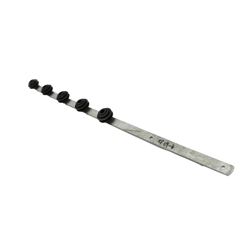 Nemtek Fence Pole - 5Line Flat Bar Galvanised BB