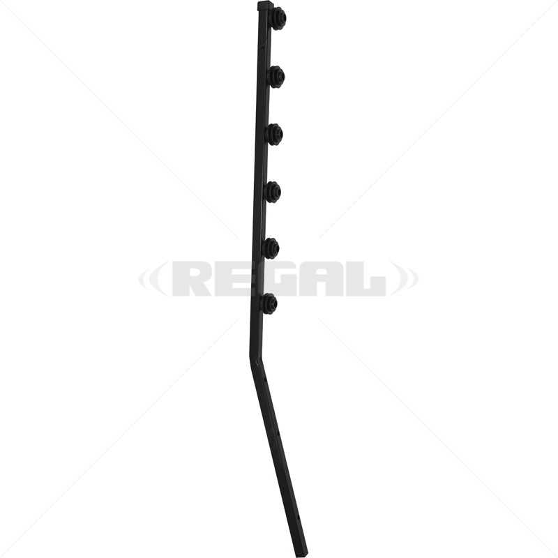 F/Pole - 6Line Angle Tube Black