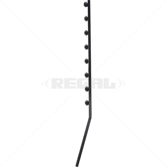 F/Pole - 8Line Angle Tube Black (@regalsecurity.co.za)