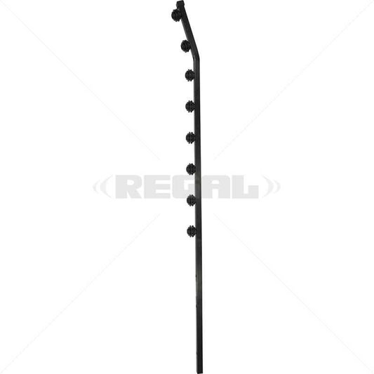 Nemtek Fence Pole - 8Line Square Tube Golf Black