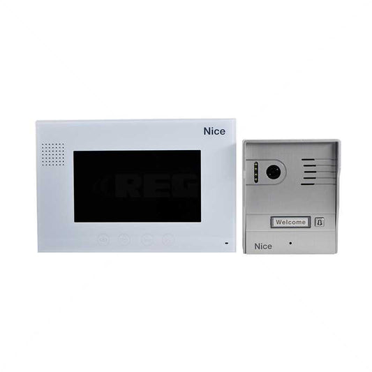 NICE 7" Colour Video Intercom Kit incl B