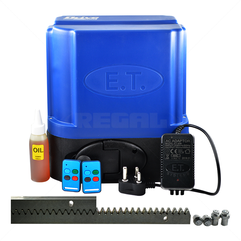 Nice Drive 500 Kit + 4m Steel Rack+ 2x TX4 incl. Plug-in Transformer