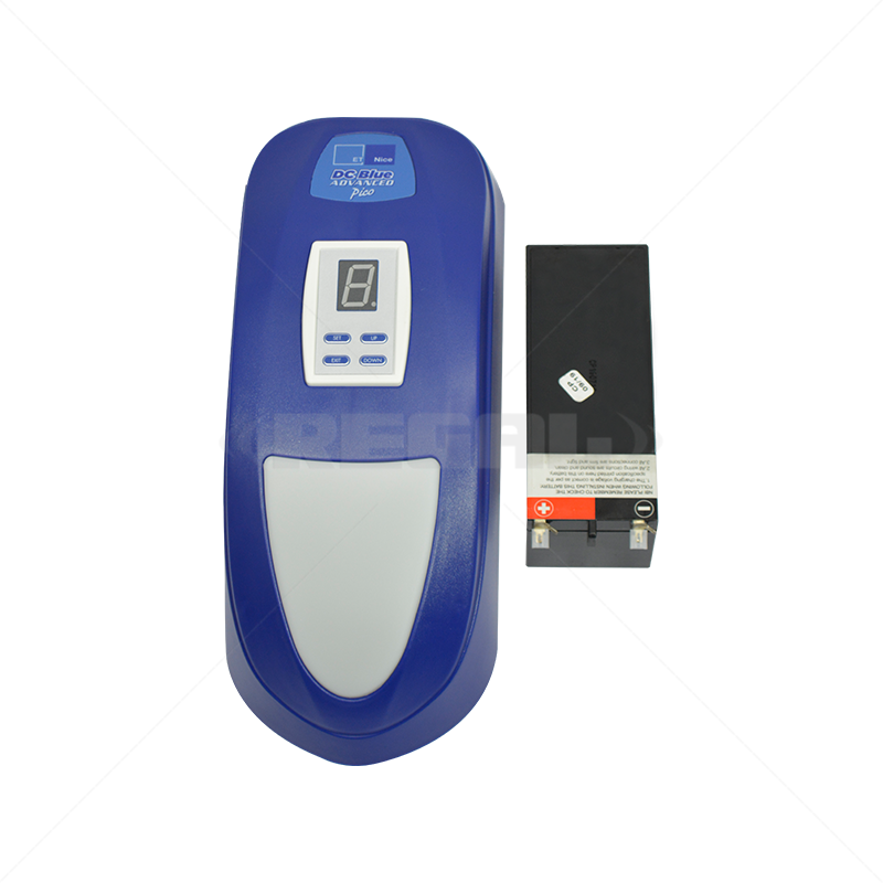 Nice Garage Door Motor DC Blue  PICO 3.2m Sect + 2xTX4 + 24V Batt