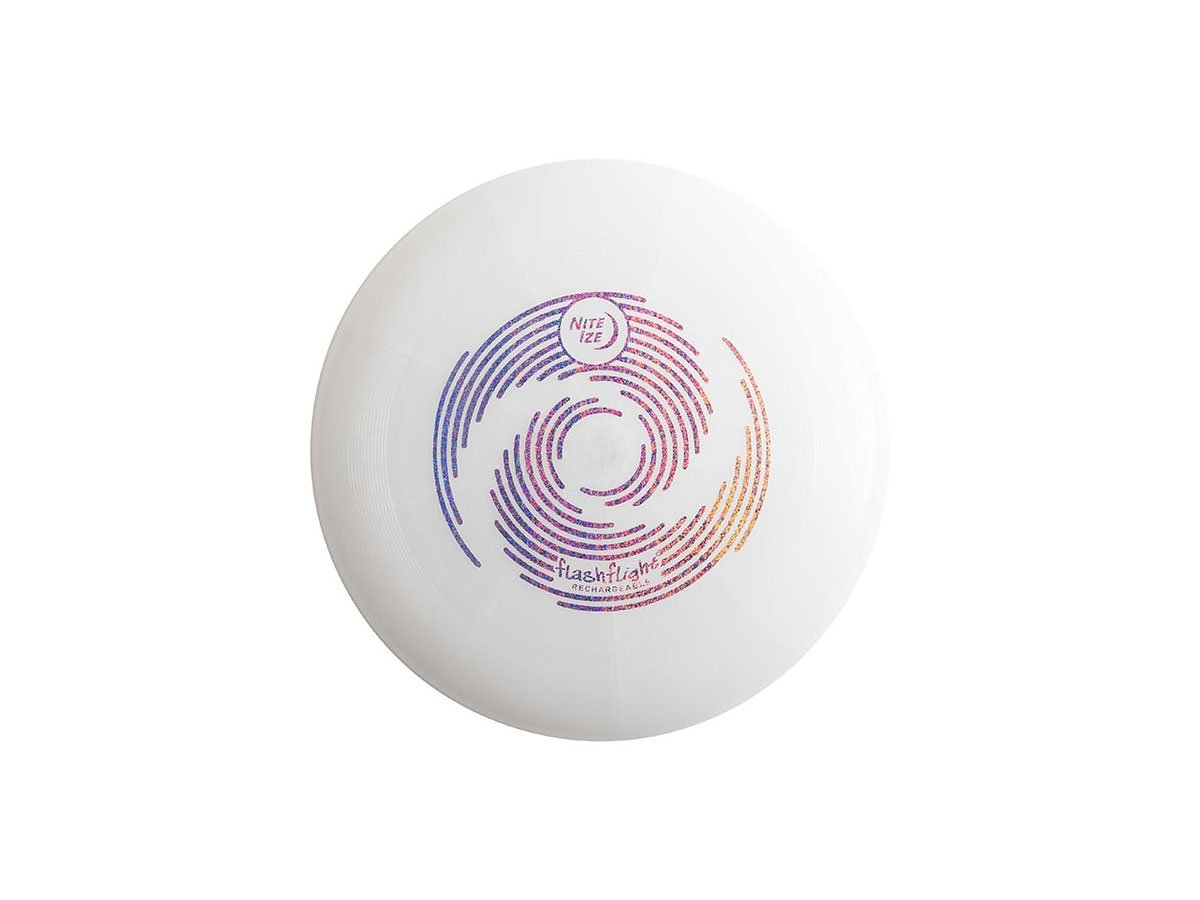 Nite Ize FlashFlight Rechargeable Light Up Flying Disc - Disc-O Tech