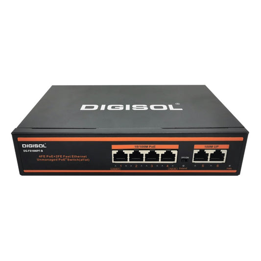 4 Port 100MBPS Unmanaged POE Switch