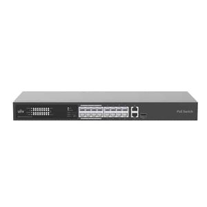 Uniview 16 Port 10/100 PoE Switch with 1 x RJ45 1GE and 1 x RJ45/SFP 1GE Uplink