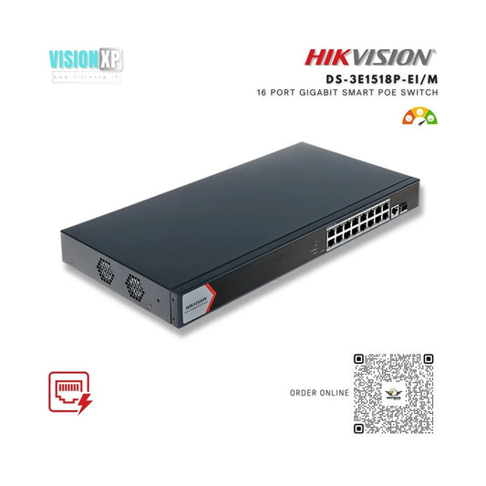 Switch DS-3E1518P-EI 16P PoE Smart