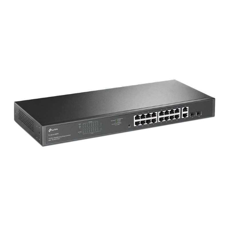Omada 18 Port Gigabit Easy Smart PoE Switch + 2 x Gigabit RJ45/SFP