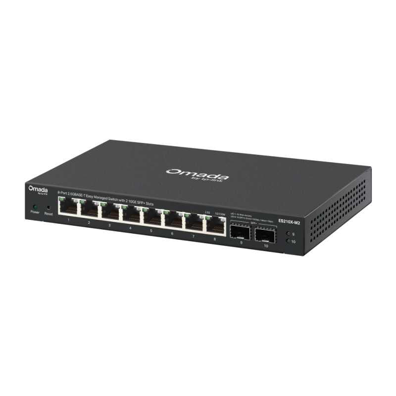 Omada 8-Port 2.5G BASE-T Easy Managed Switch with 2 10GE SFP+ Slots