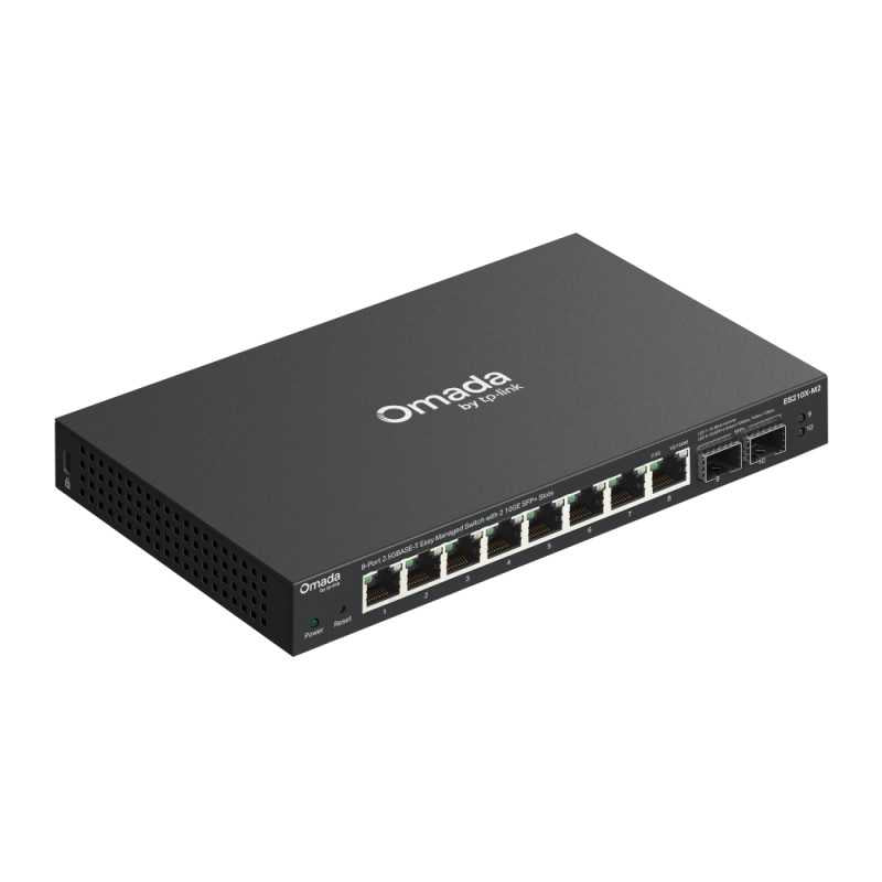 Omada 8-Port 2.5G BASE-T Easy Managed Switch with 2 10GE SFP+ Slots