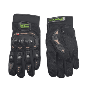 Knitted Winter Gloves - Black Navy