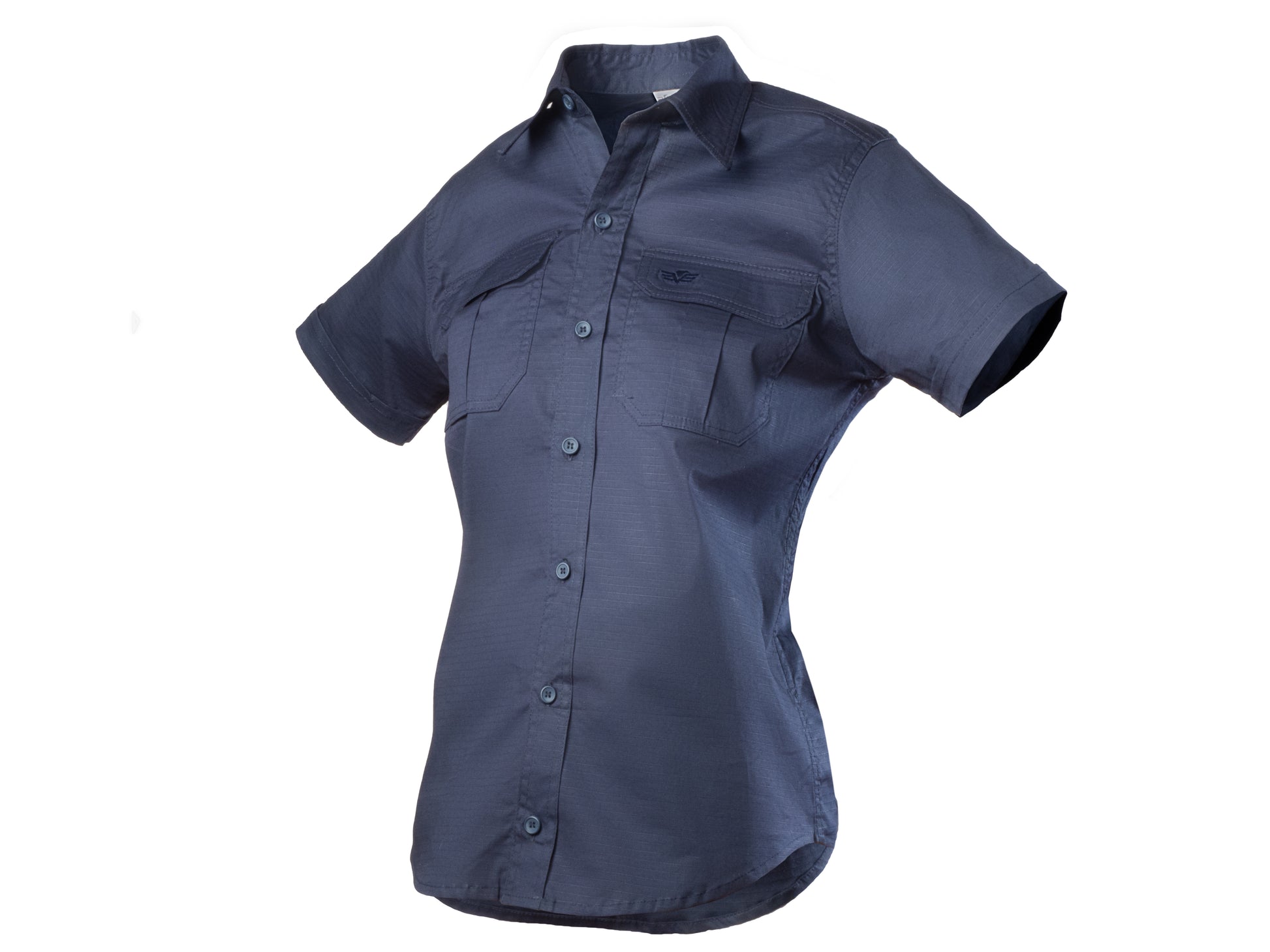 Ladies Cut Rip Strength Stretch Bush Shirt - Short Sleeve