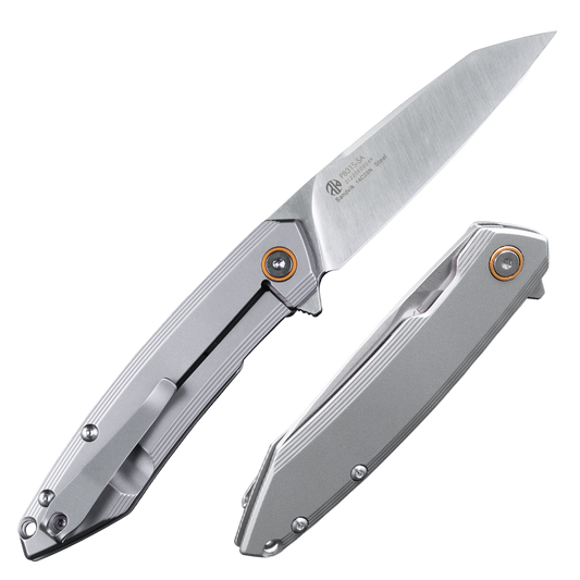 Ruike P831S-SA Frame Lock Knife - Sandblasted Silver (RNS20892)