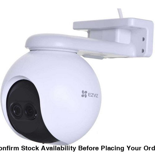 Pan-tilt-zoom camera features advanced dual-lens technologies to fulfill unprecedented 8× mixed zoom, IR Night Vision (Up to 98 ft / 30 m), Picture-in-Picture Display Mode, Two Way Audio, Built-in AI - Guards On Duty Shop