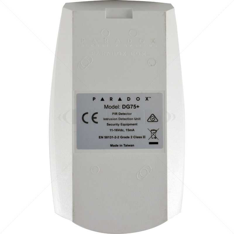 PIR - Paradox Digiguard 75 Pet 40Kg