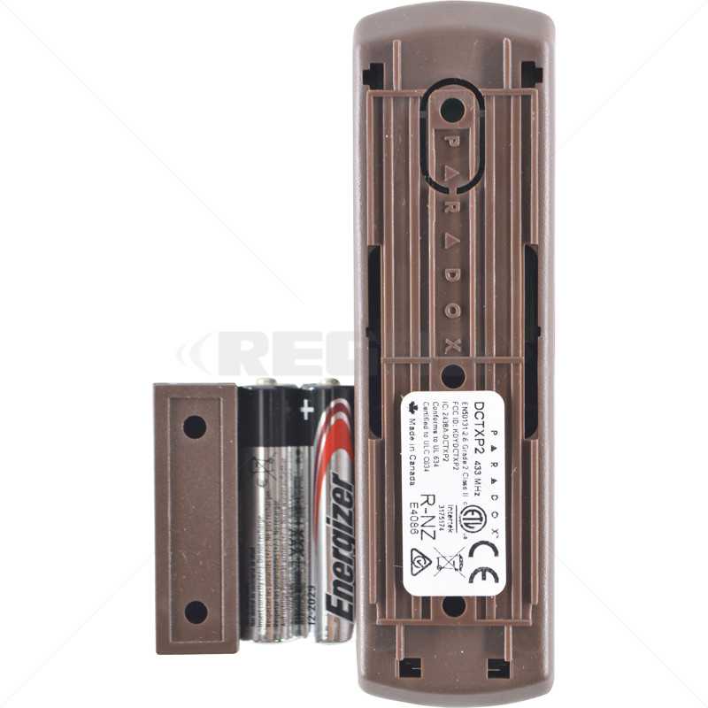 Paradox Wireless Medium Door Contact DCTXP2 PA3707B Brown