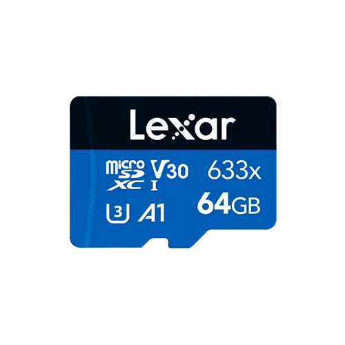 PARD Lexar microSD 633x 64 GB - LEXAR-MSDC-633X-64