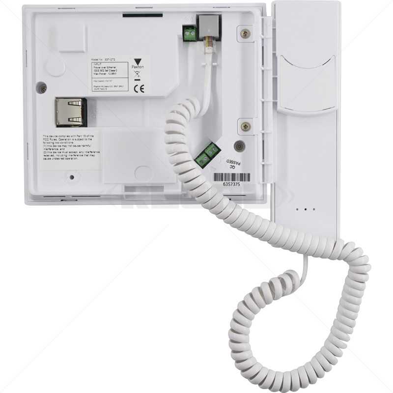 Entry Audio Monitor & Handset (337-272-ZA)