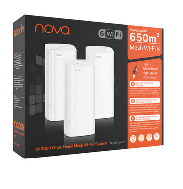 MX12-3Tenda MX12 AX3000 Whole Home Mesh Wi-Fi 6 System - 3 Pack - Guards On Duty Shop & Security Guards