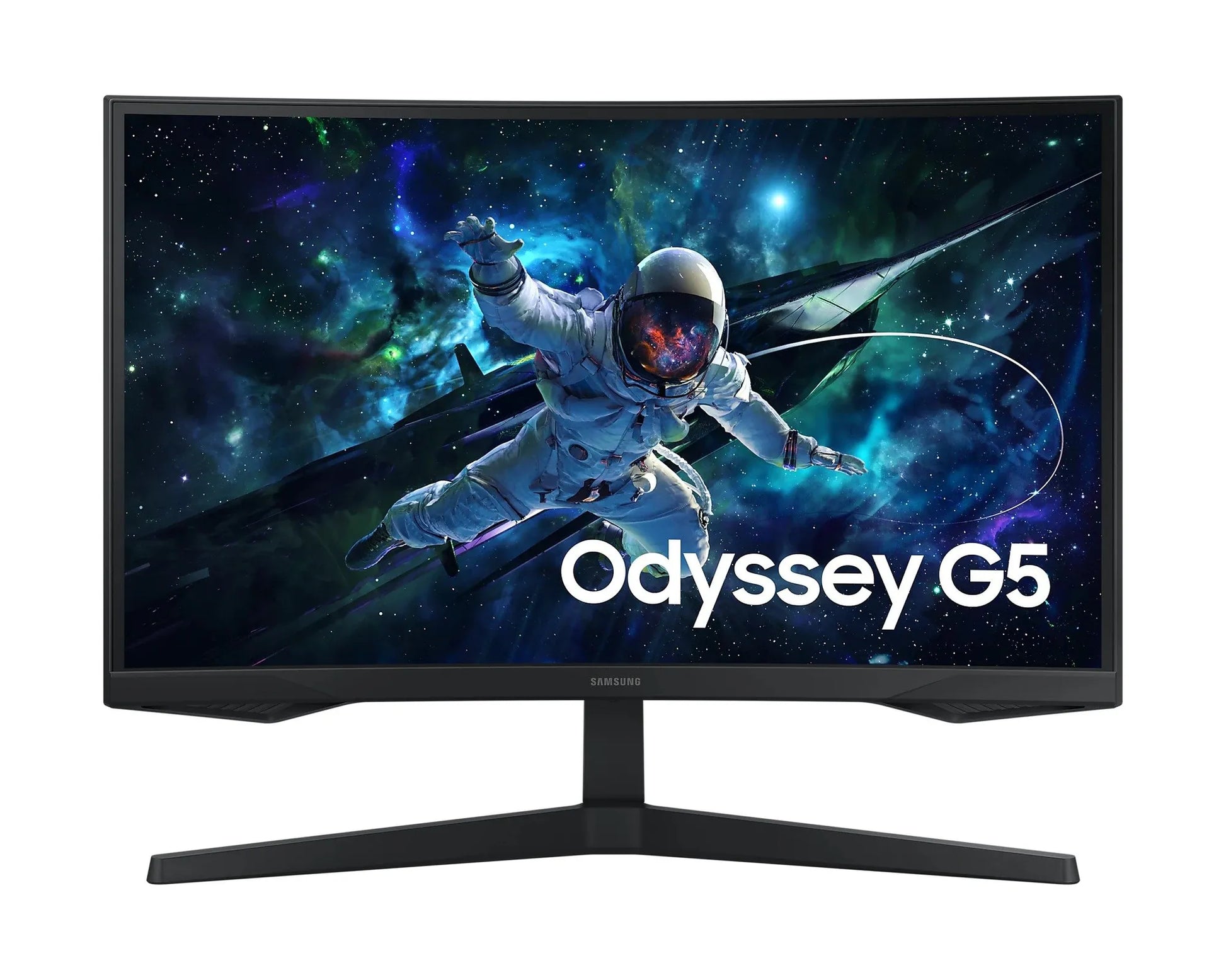 SAMSUNG ODYSSEY G55C GAMING 1000R BORDERLESS 27" DISPLAY VA RESPONSE: 1MS MPRT AR: 16:09 RESOLUTION: 2560X1440 (QHD) RR: 165HZ HDMI SPEAKER: NO POWER SUPPLY: EXTERNAL TILT: YES SWIVEL: NO PIVOT: NO HEIGHT ADJUST: NO VESA: YES ACCESSORIES: HDMI CABLE,DP CA - Guards On Duty Shop & Security Guards