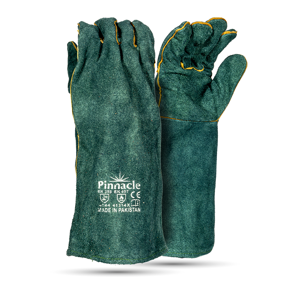 Pinnacle Green Lined Glove Elbow Length 8" (13-100105)