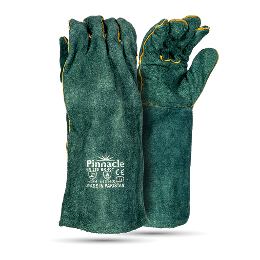 Pinnacle Green Lined Glove Elbow Length 8" (13-100105)