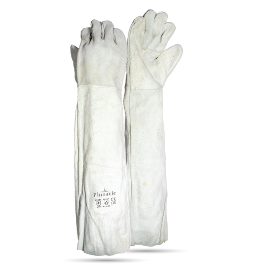 Pinnacle Chrome Leather Double Palm Glove Shoulder Length 16" (13-100109)