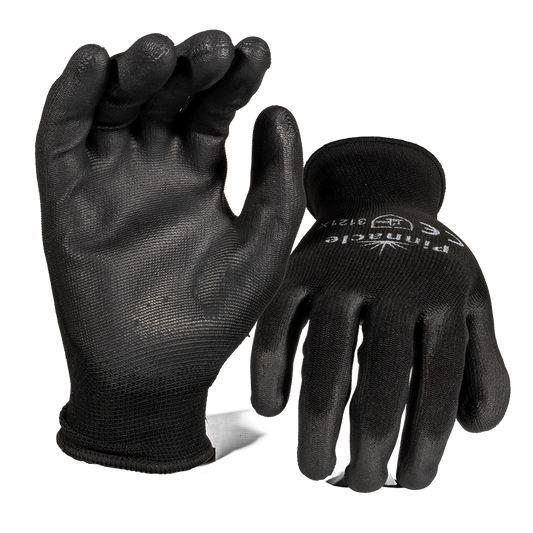 Pinnacle Black Pu Palm Coated Glove Size 10 (13-100291)