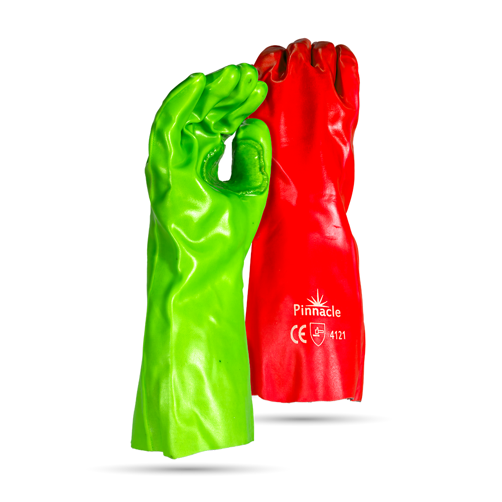 Pinnacle Stop & Go PVC Glove Open Cuff 35cm, Reinforced (13-100323B)