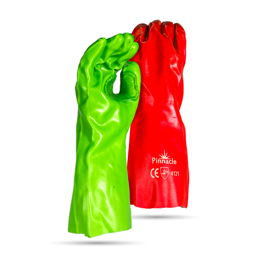 Pinnacle Stop & Go PVC Glove Open Cuff 35cm, Reinforced (13-100323B)