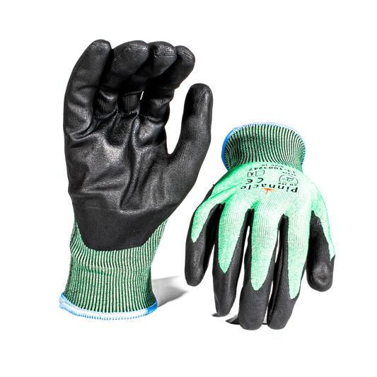 Pinnacle ProCUT NITRIEX 18g Fiber Shell, Nitrile Foam Coated, Sandy Palm,lv E (13-1003247)