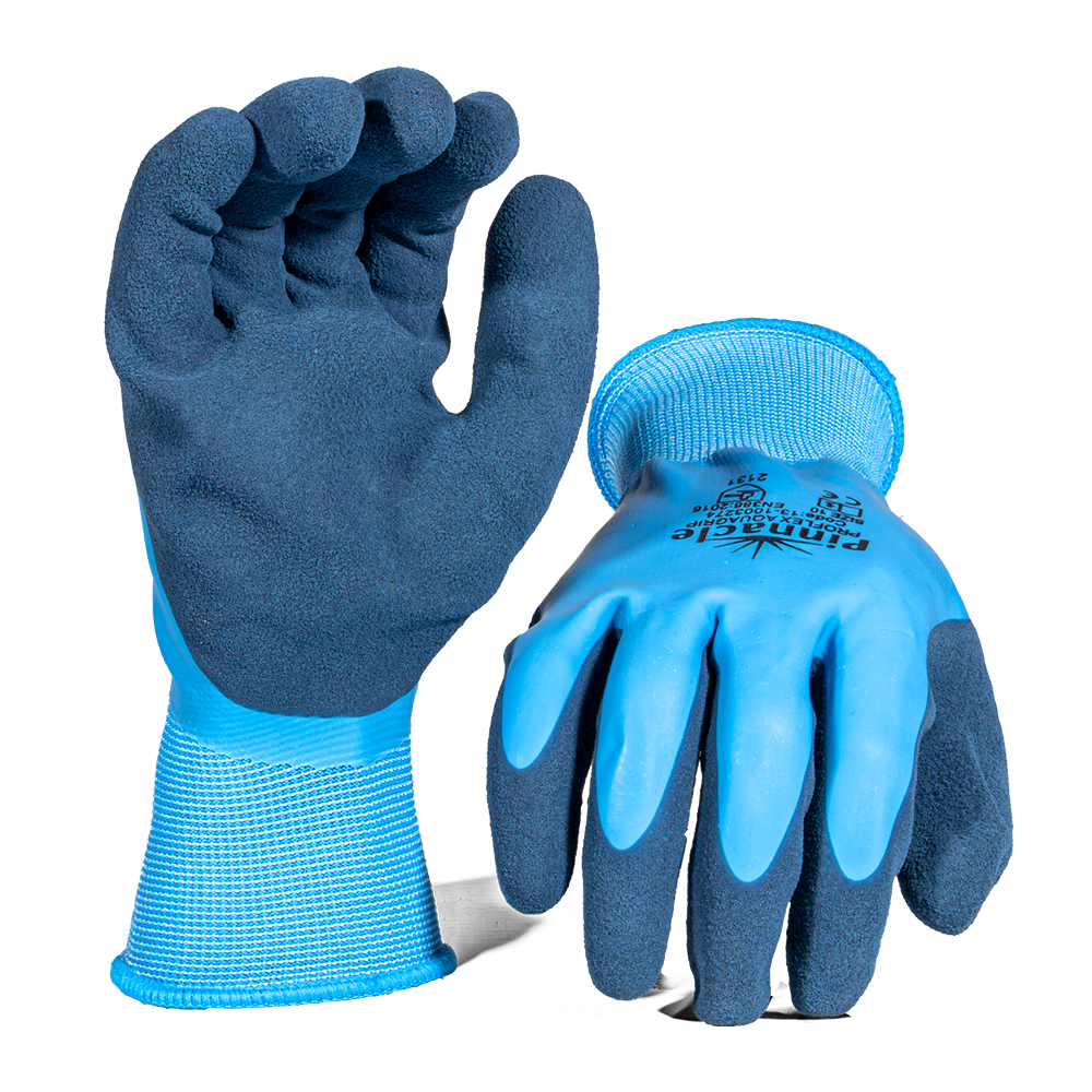 Pinnacle ProFLEX AQUAGRIP Latex Double Coated, Sandy Palm Glove, Water Proof (13-1003274)