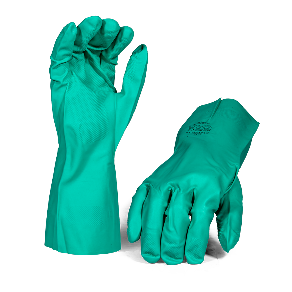 Pinnacle Green Nitrile Glove Open Cuff Size L (13-100333-11)